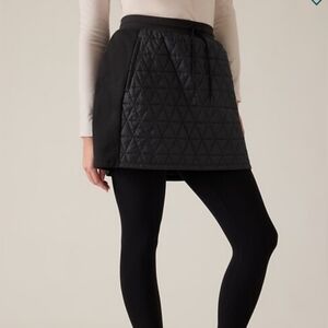 Athleta Solstice Quilted Mini Skirt